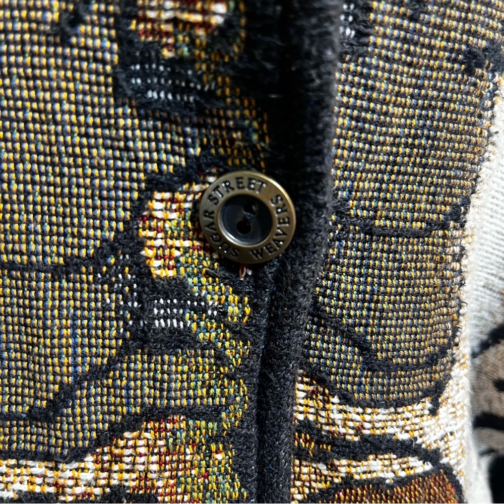 Sugar Street Weavers Vintage Safari Print Jacket Medium USA - Picture 5 of 10